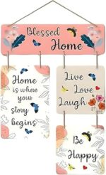 UniHouse Wall Art MDF Wooden Hanging for Living Room | Bedroom | Home Decor | Office | Gift | Quotes Items House Decoration, Decorative Hanging Items for Gifting Wall Decor...