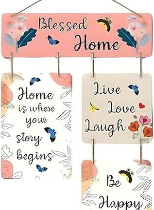 UniHouse Wall Art MDF Wooden Hanging for Living Room | Bedroom | Home Decor | Office | Gift | Quotes Items House Decoration, Decorative Hanging Items for Gifting Wall Decor...