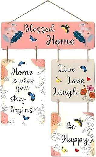 UniHouse Wall Art MDF Wooden Hanging for Living Room | Bedroom | Home Decor | Office | Gift | Quotes Items House Decoration, Decorative Hanging Items for Gifting Wall Decor...