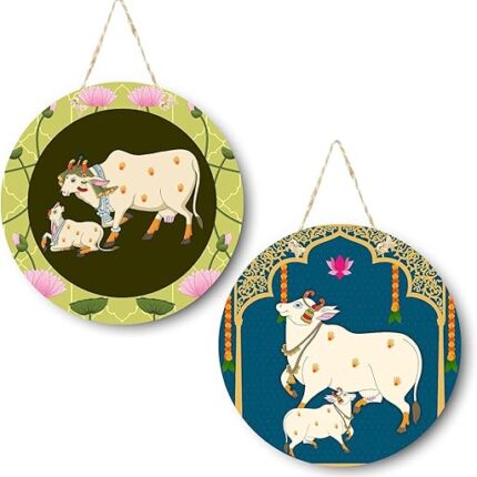 UniHouse Wall Art MDF Wooden Set of 2 Hanging for Living Room | Bedroom | Home Decor | Office | Gift | Quotes Items House Decoration, Decorative Hanging Items for Gifting Wall...