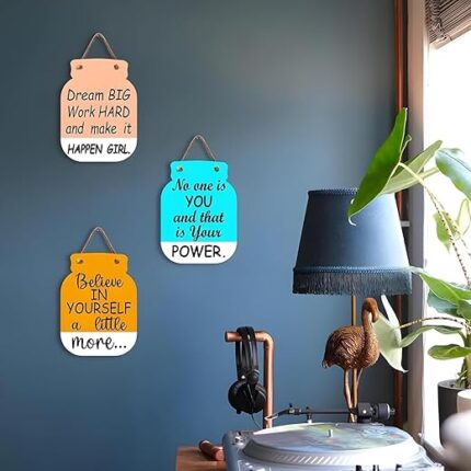 UniHouse Wall Art MDF Wooden Hanging for Living Room | Bedroom | Home Decor | Office | Gift | Quotes Items House Decoration, Decorative Hanging Items for Gifting Wall Decor...
