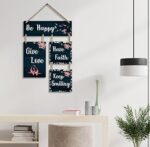 TINY SHINY Wall Art MDF Wooden Hanging for Living Room | Bedroom | Home Decor | Office | Gift | Quotes Items House Decoration, Decorative Hanging Items for Gifting Wall Decor...
